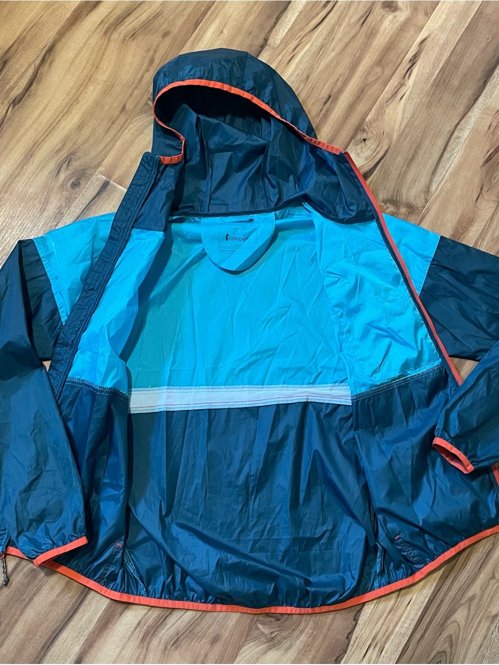 Cotopaxi Teca Windbreaker Full Zip Color Block Lightweight Packable Jacket XS - Picture 4 of 8